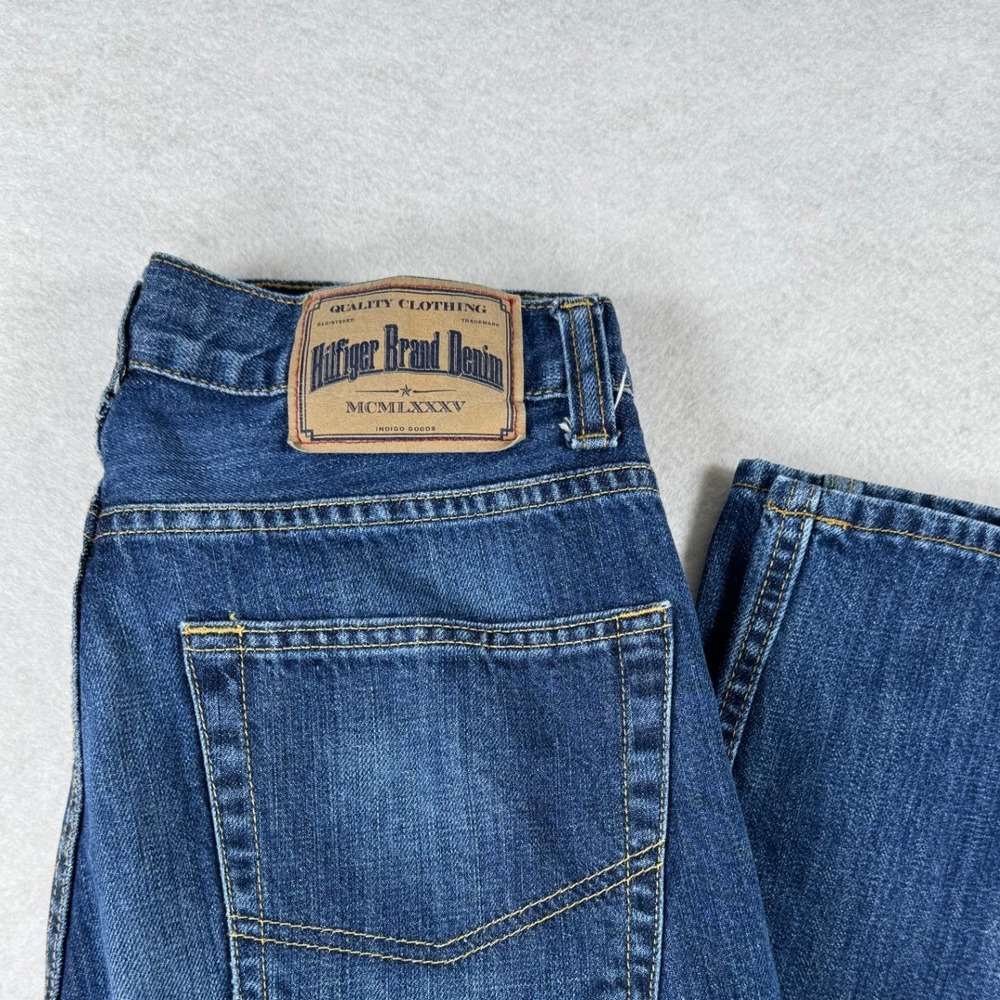 Tommy Hilfiger Freedom Relaxed Jeans Mens 29x32 Blue Denim Straight Leg‎ Y2K